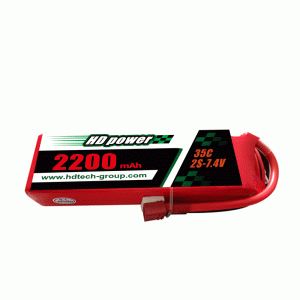 HD POWER 2200mAh 35C 2S липо аккумулятор 7,4 В