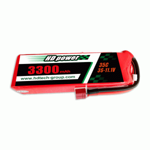 HD POWER 3300mAh 35C 3S 11.1V липо аккумулятор