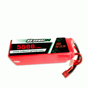 HD POWER 5500mAh 35C 6S 22.2V липо аккумулятор