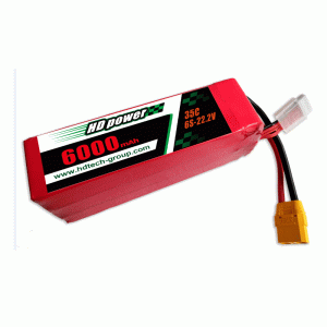 HDPOWER 6000mAh 35C 6S 22.2V липо аккумулятор