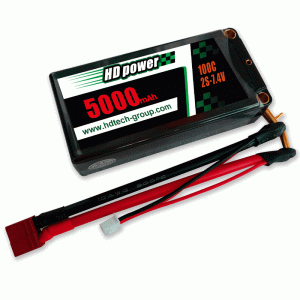 Жесткий чехол 5000mAh 100C 2S 7.4V Shorty RC автомобильный аккумулятор