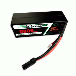 HD POWER 8000mAh 50C 2S 7.4V корпусная RC аккумулятор